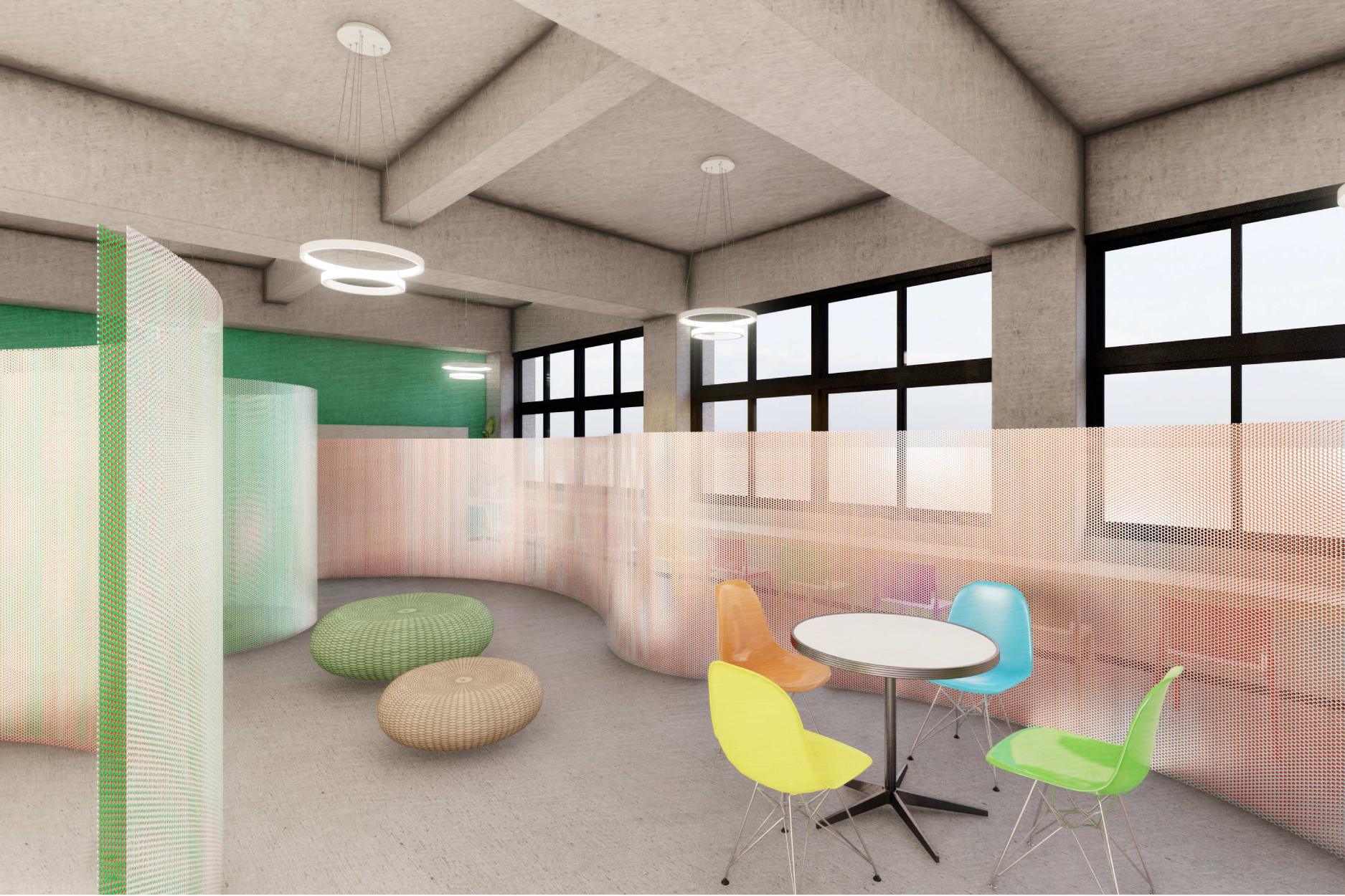 D大学学生ラウンジ改修プロジェクト